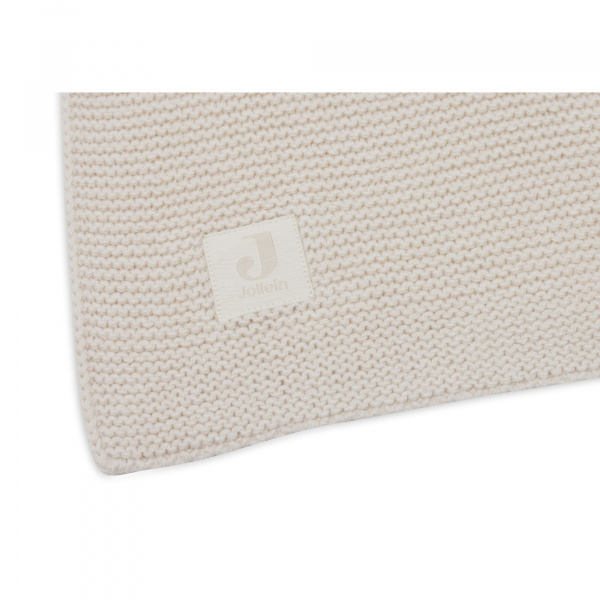 Couverture bébé tricot 100 x 150 cm nougat Jollein