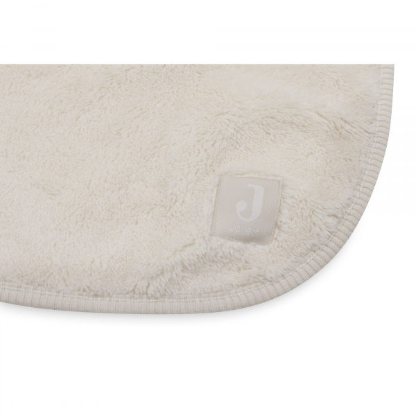 Couverture bébé chaude 75 x 100 cm basic jersey sherpa oatmeal Jollein