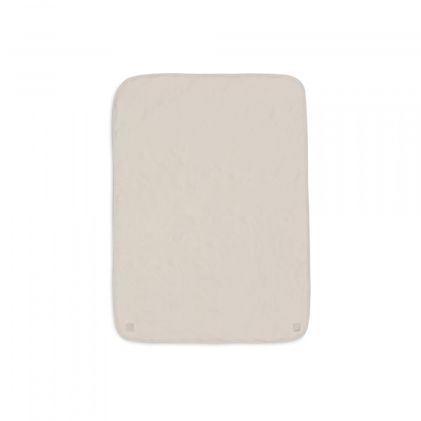 Couverture bébé chaude 75 x 100 cm basic jersey sherpa oatmeal Jollein
