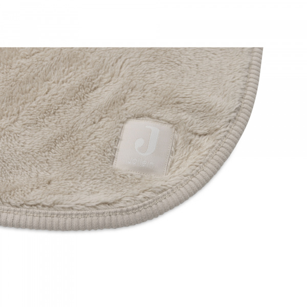 Couverture bébé chaude 75 x 100 cm basic jersey sherpa sand Jollein