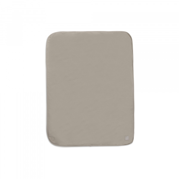 Couverture bébé chaude 100 x 150 cm basic jersey sherpa warm sand Jollein