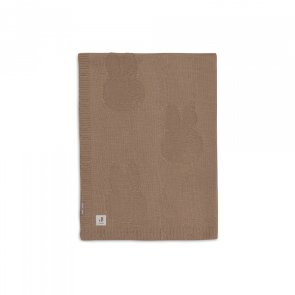 Couverture bébé tricot 100 x 150 cm miffy biscuit Jollein