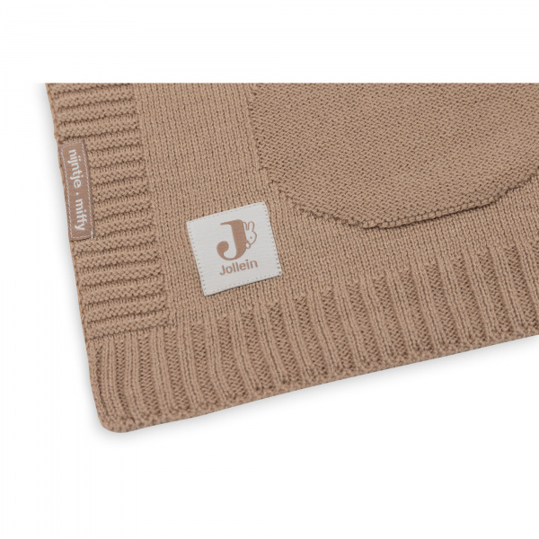 Couverture bébé tricot 100 x 150 cm miffy biscuit Jollein