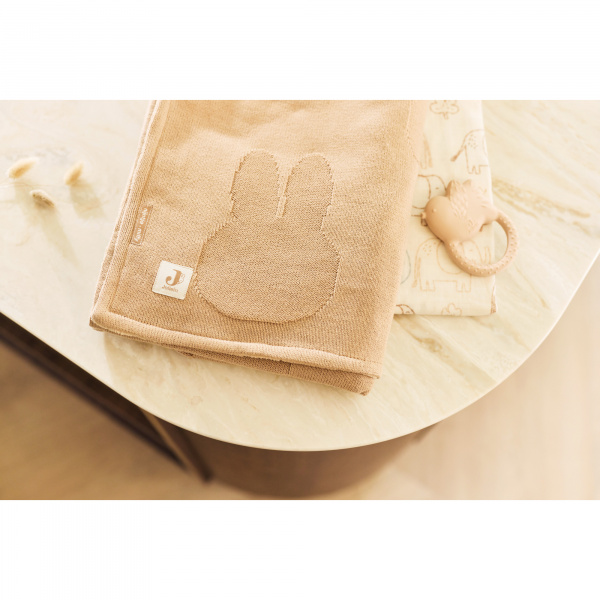 Couverture bébé 75 x 100 cm miffy velvet biscuit Jollein