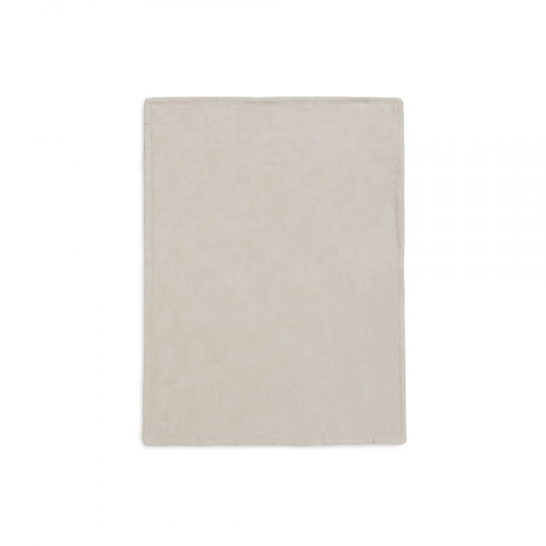 Couverture bébé chaude 100 x 150 cm box knit velvet warm sand Jollein