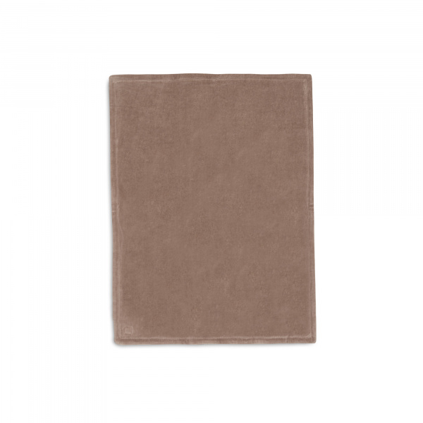 Couverture bébé chaude 100 x 150 cm box knit velvet milky coffee Jollein