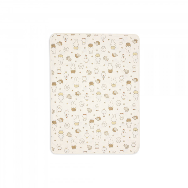 Couverture bébé jersey 75x100 cm miffy family farm Jollein