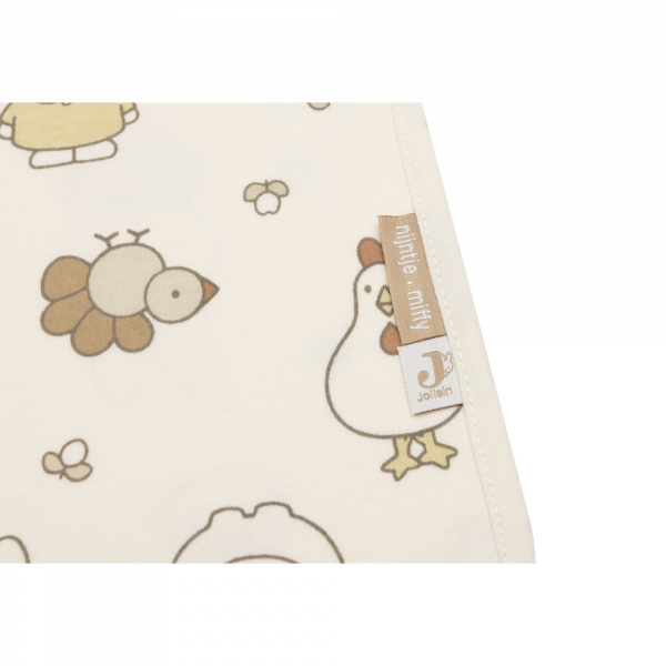 Couverture bébé jersey 75x100 cm miffy family farm Jollein