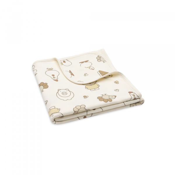 Couverture bébé jersey 75x100 cm miffy family farm Jollein