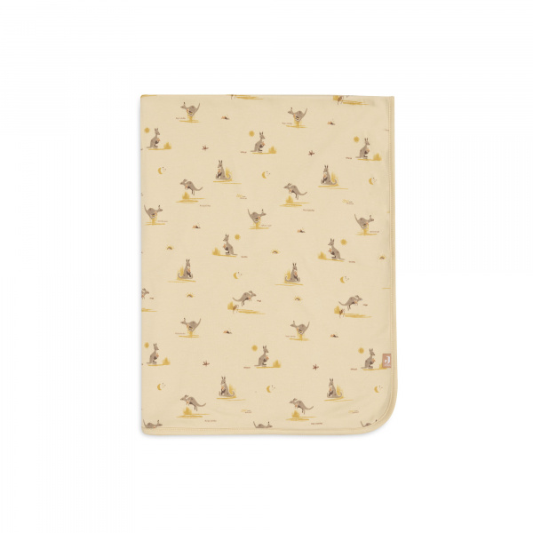 Couverture bébé jersey 75x100 cm kangaroots Jollein