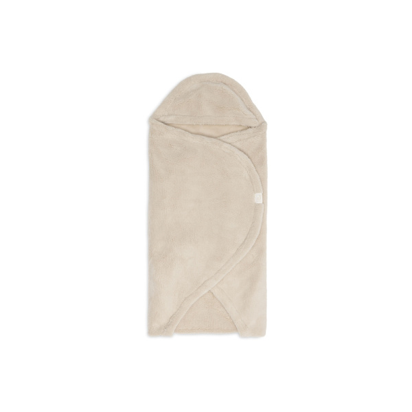 Couverture portefeuille fluffy - sand Jollein
