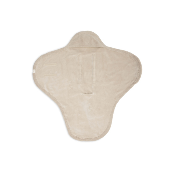 Couverture portefeuille fluffy - sand Jollein