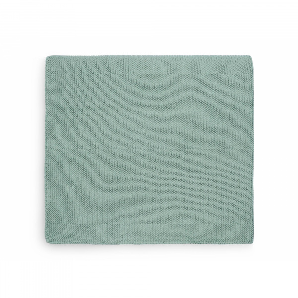 Couverture bébé tricot 75x100 cm forest green Jollein