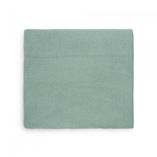 Couverture bébé tricot 100 x 150 cm forest green Jollein