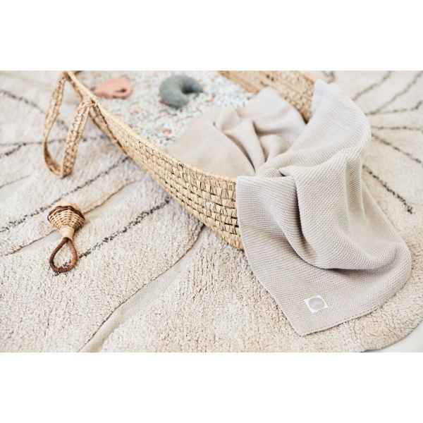 Couverture bébé tricot 75x100 cm nougat Jollein