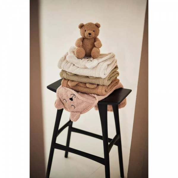 Couverture portefeuille bear bouclette biscuit Jollein