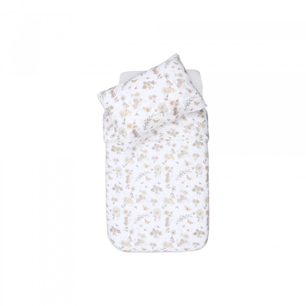 Housse de couette et taie 100 x 140cm dreamy mouse Jollein