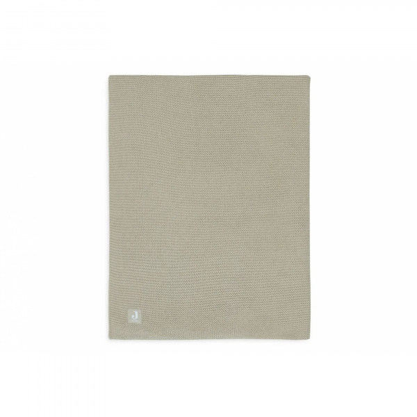 Couverture berceau 75 x 100 cm basic knit olive Jollein