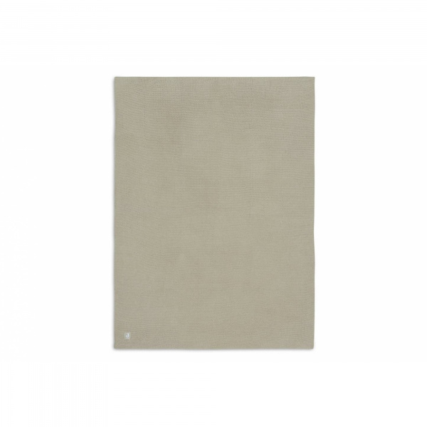 Couverture berceau 75 x 100 cm basic knit olive Jollein