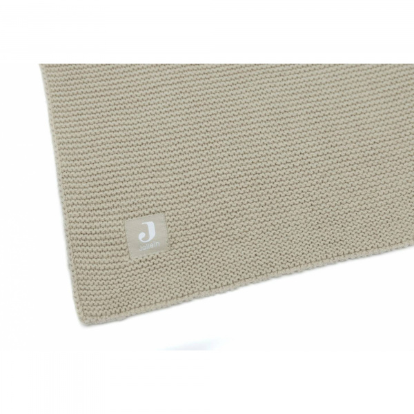 Couverture berceau 75 x 100 cm basic knit olive Jollein