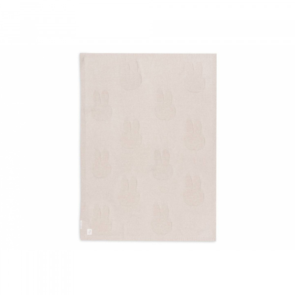 Couverture bébé tricot 75 x 100 cm miffy nougat Jollein