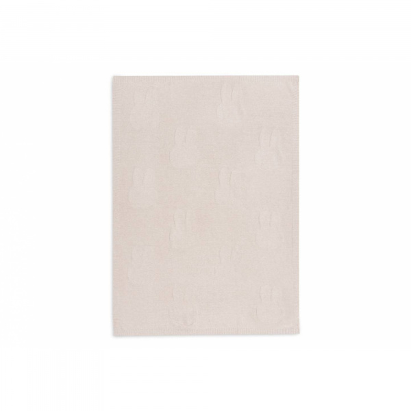 Couverture bébé tricot 75 x 100 cm miffy nougat Jollein