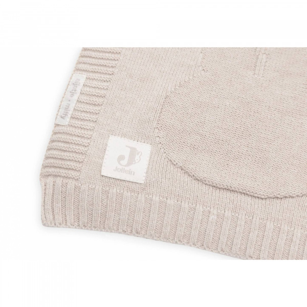 Couverture bébé tricot 75 x 100 cm miffy nougat Jollein