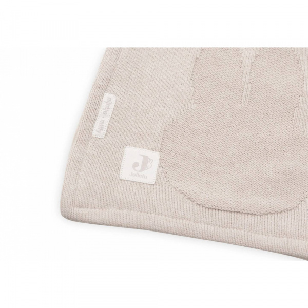 Couverture bébé 75x100 cm wrinkled coton chestnut Jollein