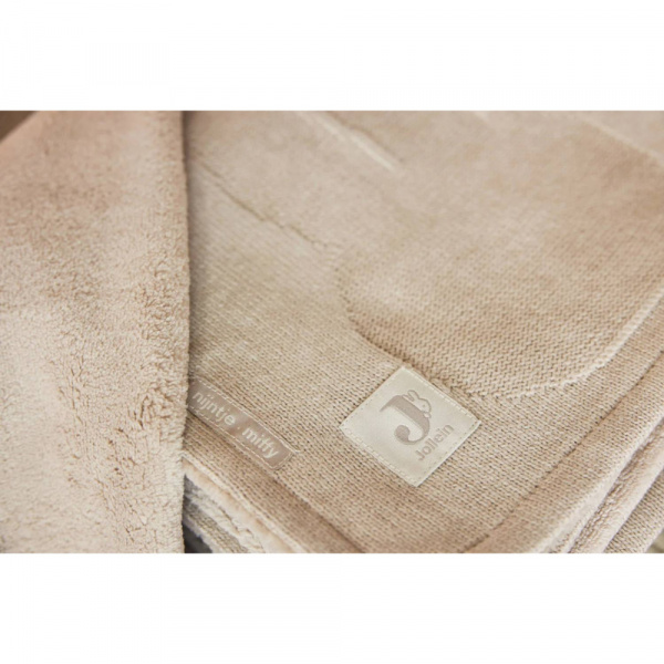 Couverture bébé 75x100 cm wrinkled coton chestnut Jollein