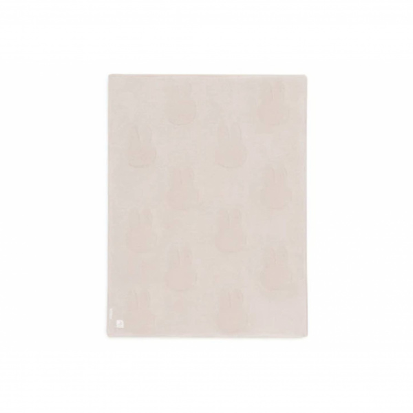 Couverture berceau 100 x 150 cm pointelle nougat miffy et fleece Jollein