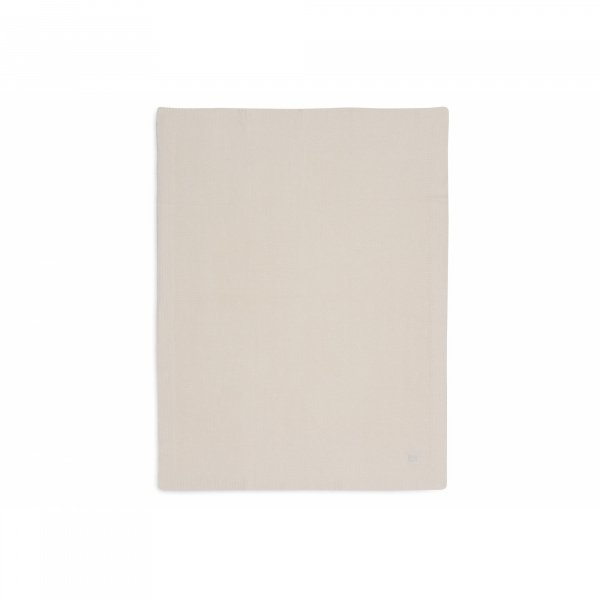 Couverture berceau 75x100 cm cosy knit ivoire Jollein