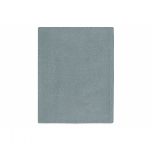 Couverture berceau 75x100 cm cosy knit sea green Jollein