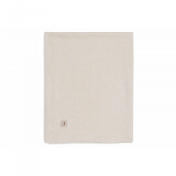 Couverture bébé 100x150 cm cosy knit ivoire Jollein