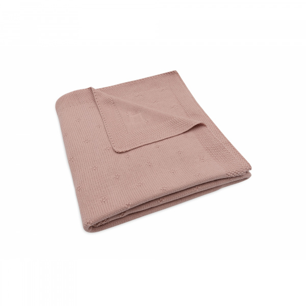 Couverture bébé 100x150 cm cosy knit wild rose Jollein