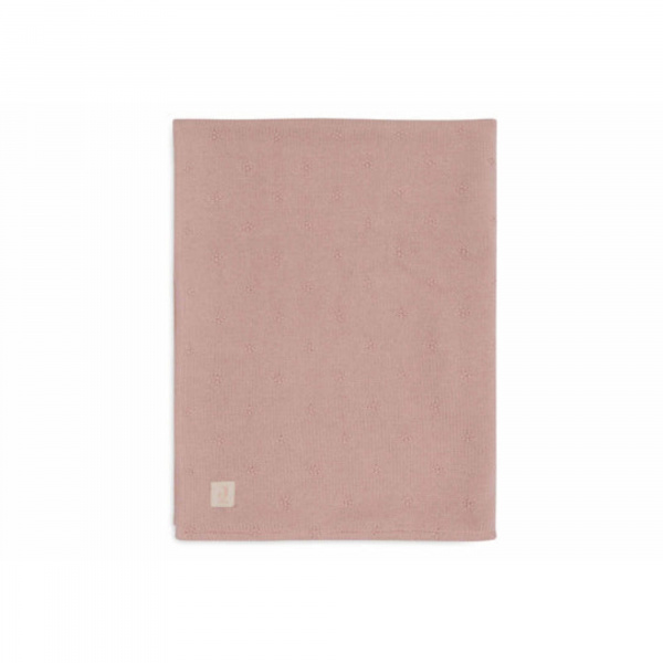 Couverture bébé 100x150 cm cosy knit velvet wild rose Jollein