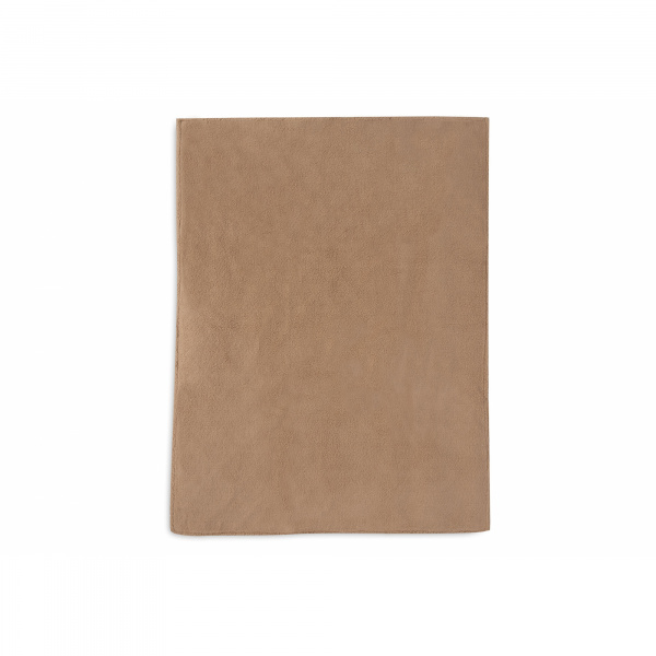 Couverture bébé 100x150 cm check knit teddy fleece biscuit Jollein