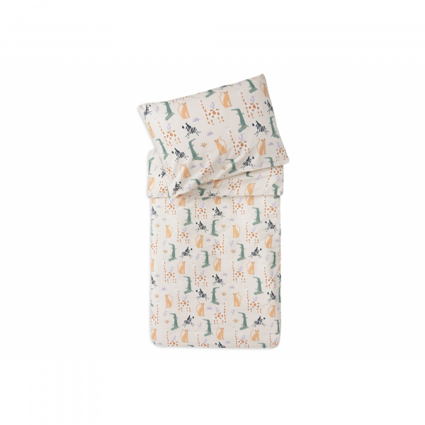 Housse de couette et taie 100x140 cm riverside Jollein