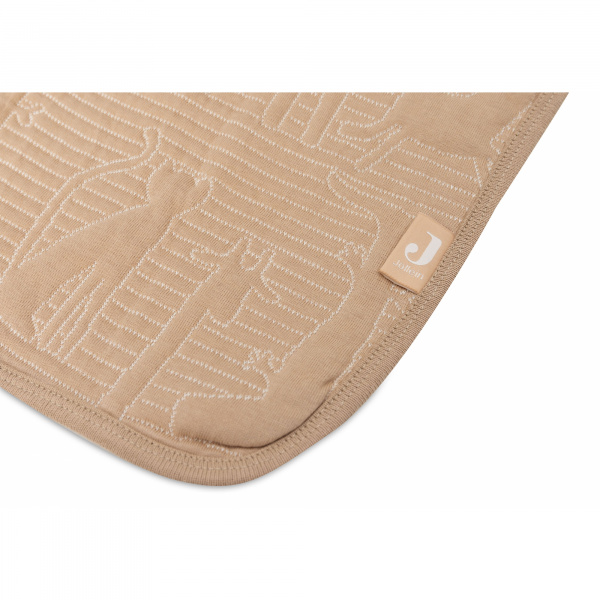 Couverture bébé 100x150 cm jungle jambo biscuit et oatmeal Jollein