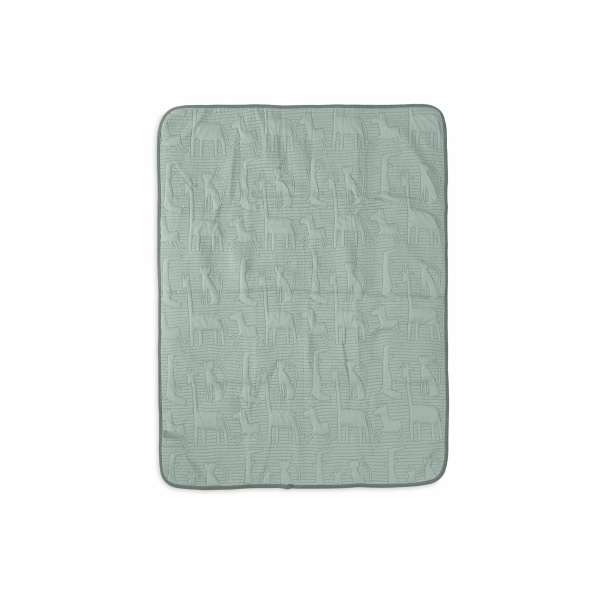 Couverture bébé 75x100 cm jungle jambo ash green et laurel Jollein