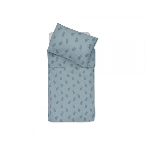 Housse de couette et taie 100x140 cm miffy snuffy nougat Jollein