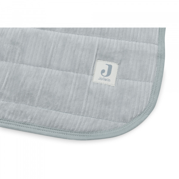 Couverture bébé 75 x 100 cm velvet rib sea green Jollein