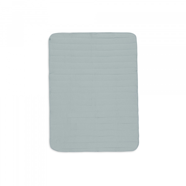 Couverture bébé 75 x 100 cm velvet rib sea green Jollein