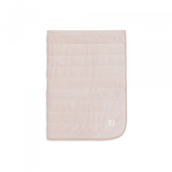 Couverture bébé 75 x 100 cm velvet rib wild rose Jollein
