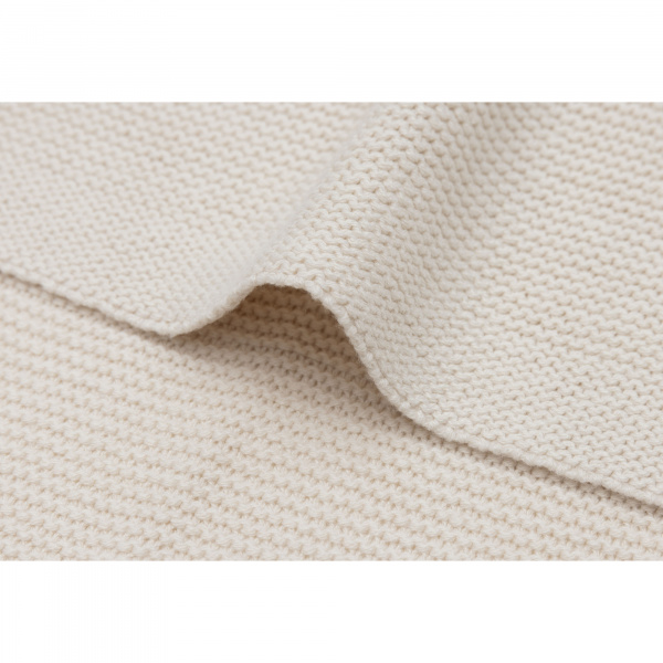 Couverture berceau 75 x 100 cm basic knit biscuit Jollein