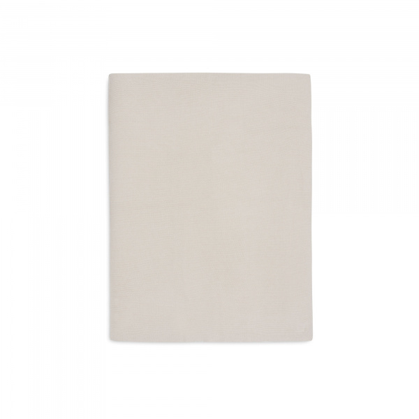 Couverture berceau 75 x 100 cm basic knit biscuit Jollein