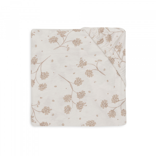 Drap housse 70x140 cm jersey twig olive Jollein