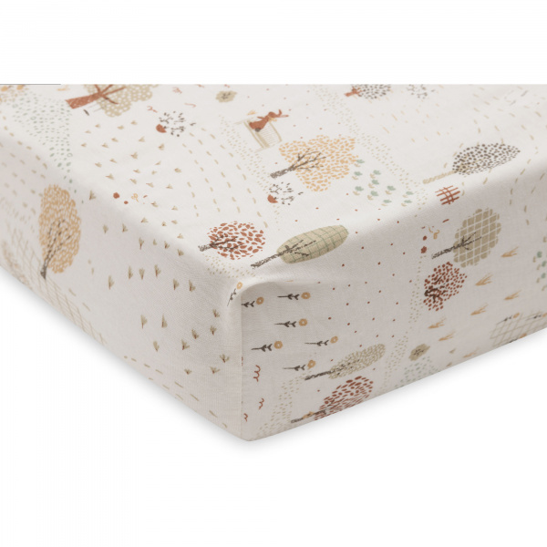 Drap housse 70x140 cm jersey tiny park Jollein