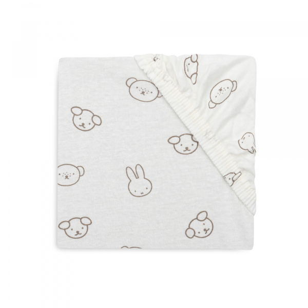 Drap housse 70x140 cm jersey twig olive Jollein