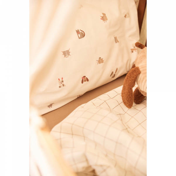 Drap housse berceau 40x80 cm jersey ash green Jollein