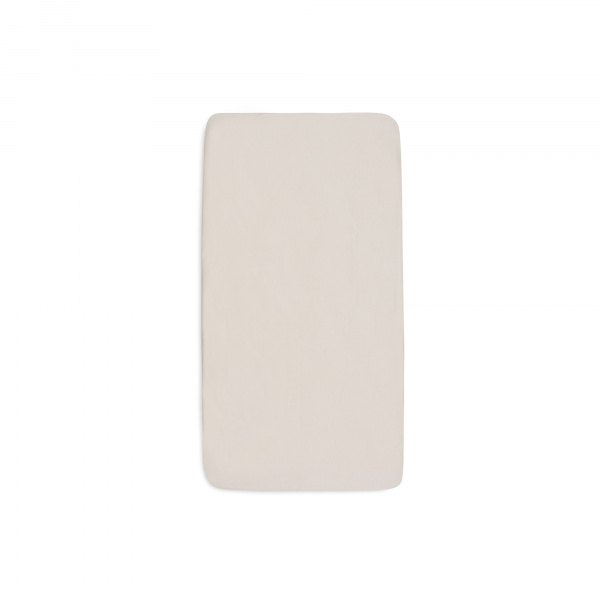 Lot de 2 draps housses 75 x 95 cm jersey pour tapis de parc oatmeal et sand Jollein